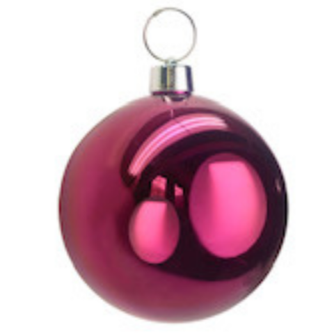 4x Bruchsichere Weihnachtskugeln Rot - 100 Mm Große Christbaumkugeln Matt & Glänzend